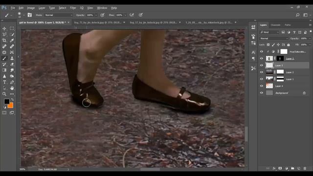 Girl Deer And Forest Manipulation | Photoshop CC Manipulation Tutorial