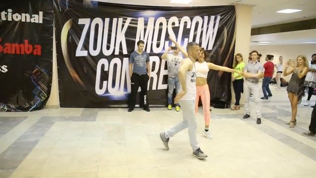 Tomer and Hila - Class Demo at Zouk Moscow Congress 2015 смотреть онлайн