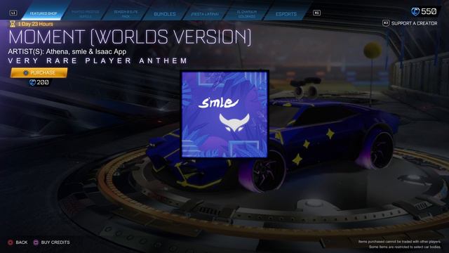 Rocket League The Moment Player Anthem (Worlds Version) Is Here ⚽🥅 смотреть онлайн
