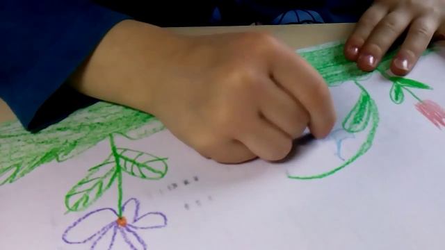 Как рисовать поляну смотреть онлайн
