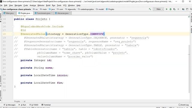 Configuração de chave primária (simples e composta) no JPA - JPA LiveClass #18 смотреть онлайн