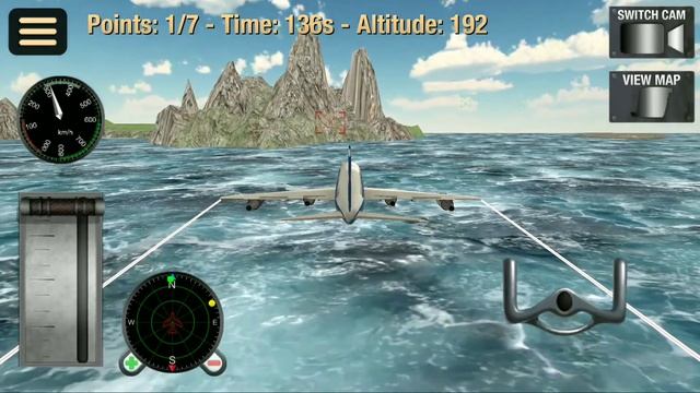 Highly dangerous landing on a small island | Flight simulator game | Android offline plane games... смотреть онлайн