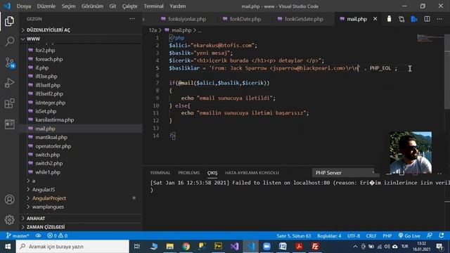 İnternet Programcılığı - Php dersleri mail gönderme смотреть онлайн
