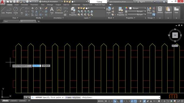 Esconder objetos en AutoCAD (mascara o Wipeout) смотреть онлайн