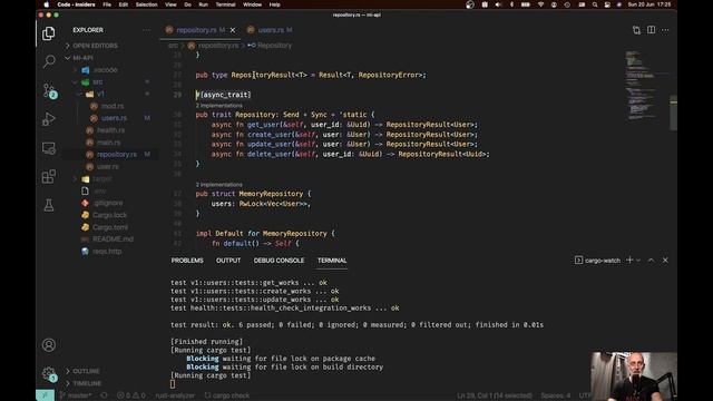 15. API REST con Actix Web | Mockall & Async-trait | Sesiones prácticas смотреть онлайн