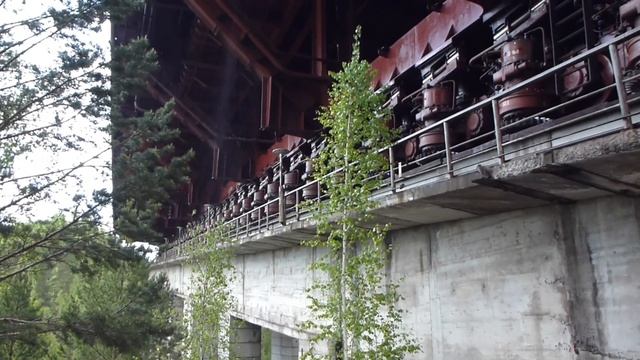 #2 Судоподъёмник Красноярской ГЭС, судовозная камера, движение по эстакаде. смотреть онлайн