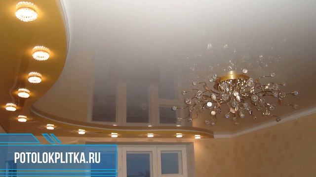 Установка ПВХ натяжных потолков в Щербинке, компания «Строй Сервис» смотреть онлайн