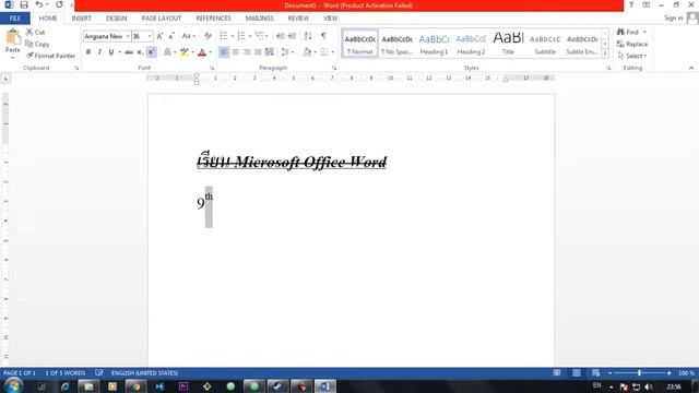 Microsoft Office Word 2013 : สอนการใช้งานเบื้องต้น Part.1 смотреть онлайн