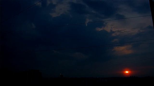 Заход солнца. Снято с балкона камерой Toshiba Camileo X100 смотреть онлайн