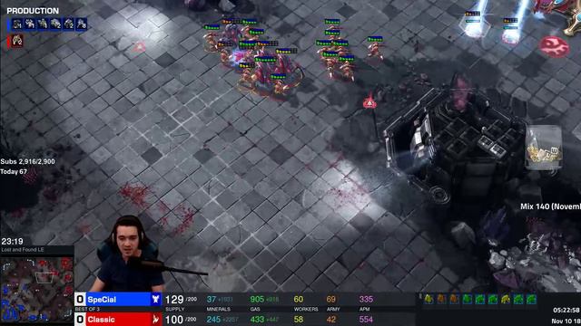 Starcraft 2 - WCS Blizzcon 2018 - SpeCial (Terran) vs Classic (Protoss) смотреть онлайн