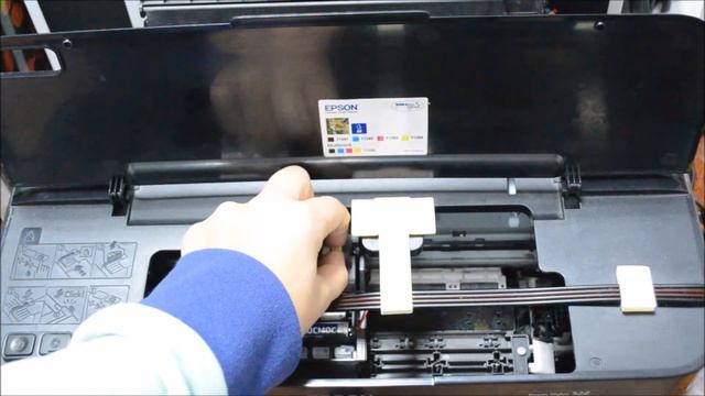 ГОРИТ КАПЛЯ? Сброс уровня чернил на СНПЧ или обнуление чипа СНПЧ на принтере Epson Stylus S22