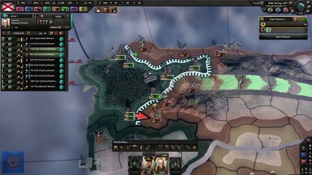 FASCIST IRELAND! Hearts of Iron 4: Road to 56 Mod: HOI4 Challenge: Fascist Ireland #1 смотреть онлайн