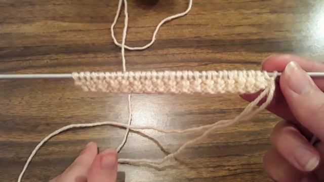 Урок вязания спицами. Жемчужный узор, путанка, рис описание смотреть онлайн