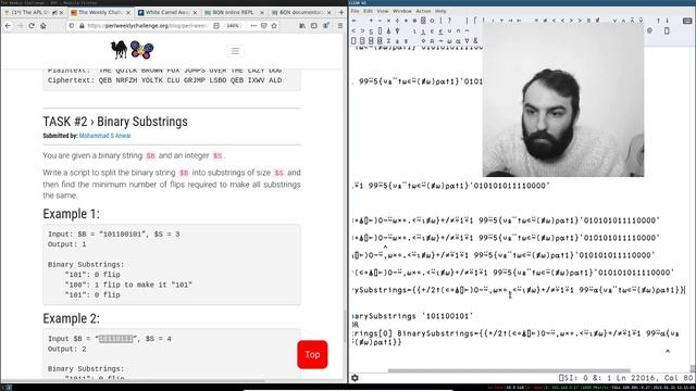 Perl Weekly Challenge in APL (and BQN) смотреть онлайн