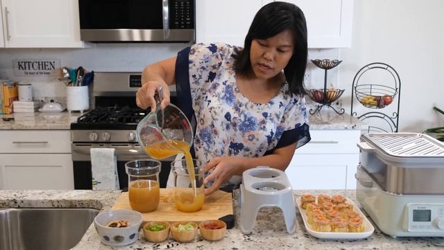 Shumai Dumplings & Egg Soup In The Buydeem Steamer - Episode 260