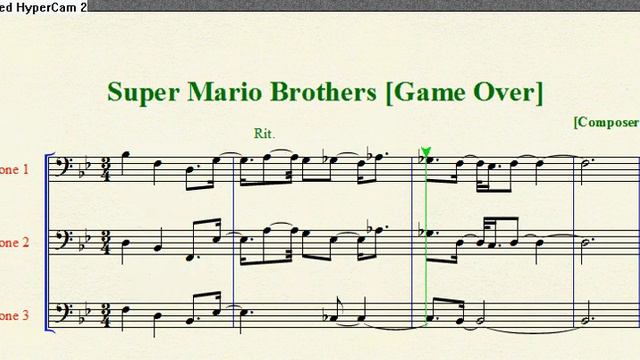 New Super Mario Bros. Game Over - Trombone trio смотреть онлайн