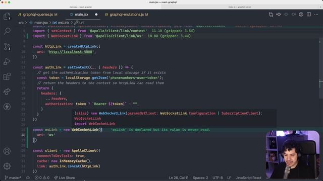 ?? Fragmentos y Suscripciones en GraphQL en una aplicación con React⚛️ смотреть онлайн