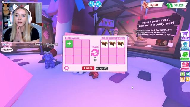 Unlocking *EVERY* SHETLAND PONY in *NEW* ADOPT ME WINTER UPDATE! смотреть онлайн