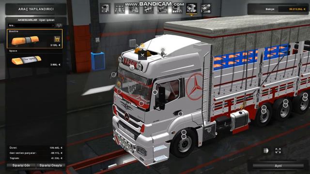 Ets 2 Mercedes Benz Axor 3240 Kırkayak Sanayide (1,28)