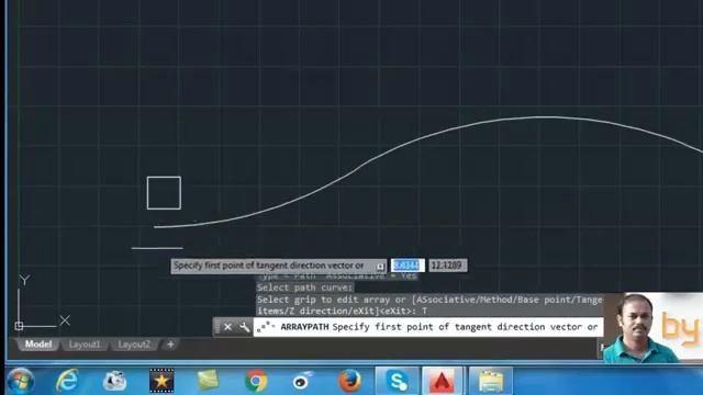 Path array in autocad 2016 смотреть онлайн