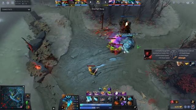 Moo (Rank 9) Plays Kunkka Dota 2 Full Game