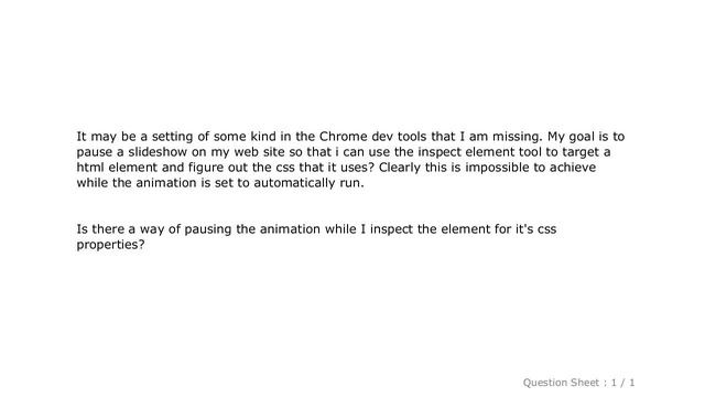 jQuery : Pause a jquery slideshow so that I can target the node element in chrome dev tools смотреть онлайн