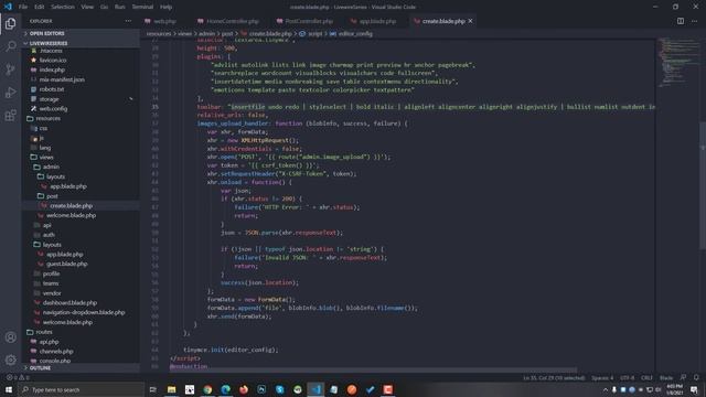 Integrate TinyMCE on Laravel project with Image Upload (WYSIWYG HTML editor) смотреть онлайн