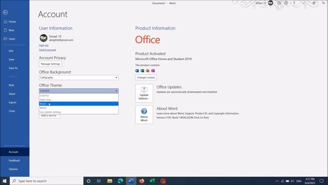 How To Change Theme Color of MS Office Apps | MS Word, Excel etc смотреть онлайн