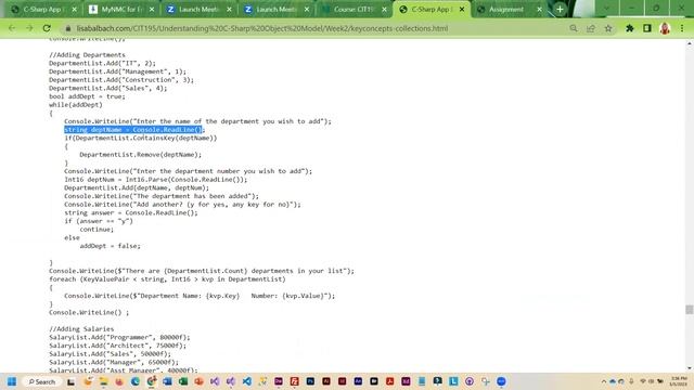 C Sharp Collections and Lambda Expressions part2 смотреть онлайн