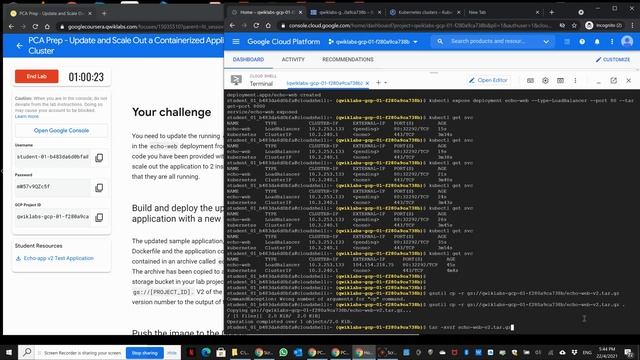 PCA Prep Update and Scale Out a Containerized Application on a Kubernetes Cluster смотреть онлайн