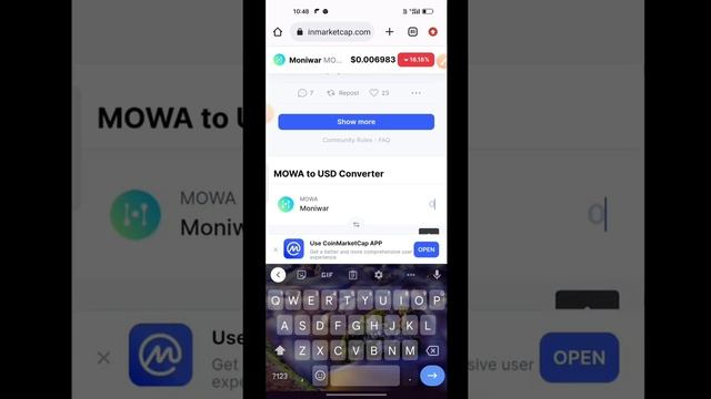 Moniwar Airdrop | airdrop instant withdraw | Free MOWA Token Withdrawal | Play to Earn смотреть онлайн