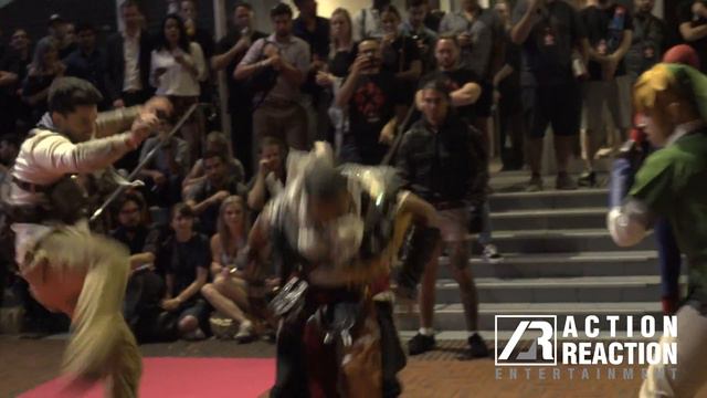 Darth Maul vs Spider-Man vs Assassins Creed vs Nathan Drake | Fight Scene @ IGN Select Awards смотреть онлайн
