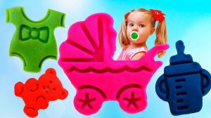 Learn Colors with Play Doh dough for kids Educational video for Toddlers and Babies learn colors