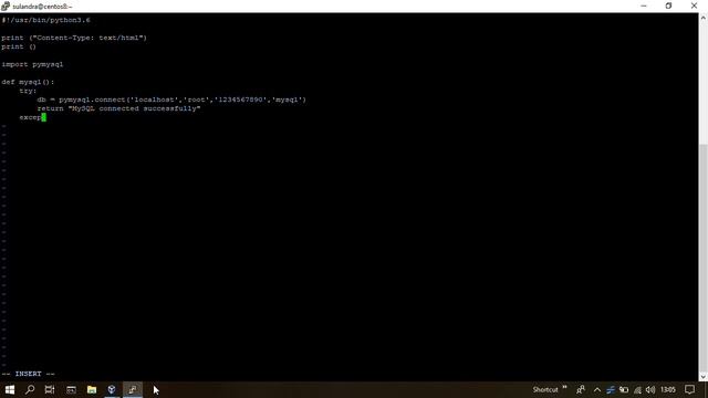 CentOS 8 Server - #9.2.1 Python - MySQL Database Connection (Apache) смотреть онлайн