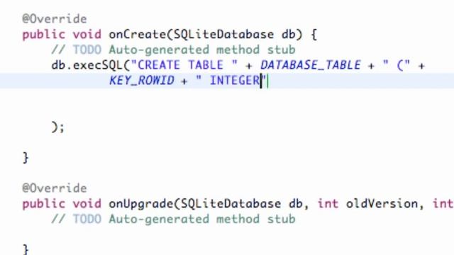 Android Application Development Tutorial 114 Creating SQLite Database смотреть онлайн