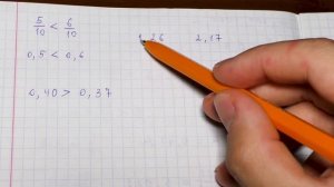Как сравнивать десятичные дроби? Сравнение десятичных дробей (5 класс)