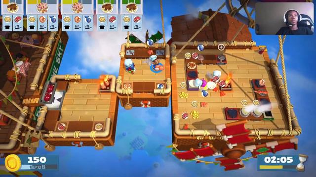 Master Chefs OVERCOOKED 2 Gameplay pt1 + Facecam смотреть онлайн