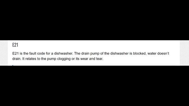 siemens dishwasher error code e21 смотреть онлайн