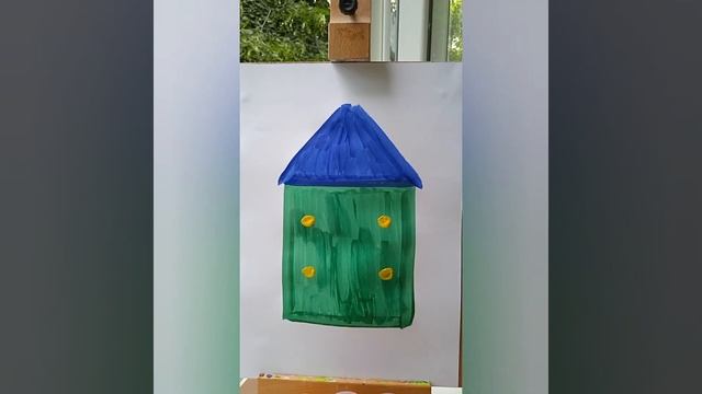 Рисуем дом дети 2 -3 года смотреть онлайн