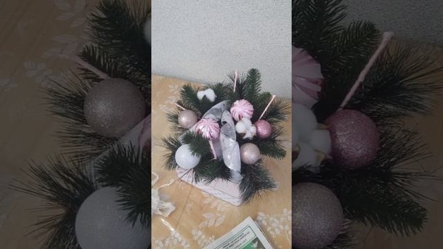 Новогодняя композиция своими руками новогодний? декор своими руками?новогодняя поделка ❄DIY❄ смотреть онлайн
