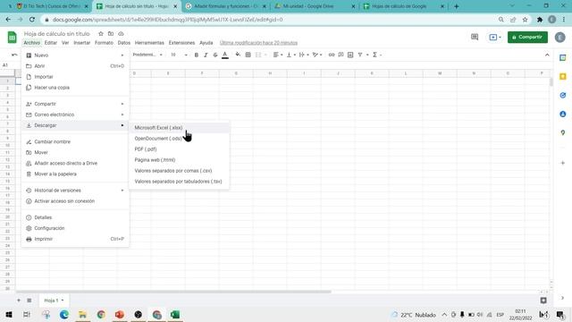 Cómo usar Google Sheets - Excel* de Google 2022 смотреть онлайн