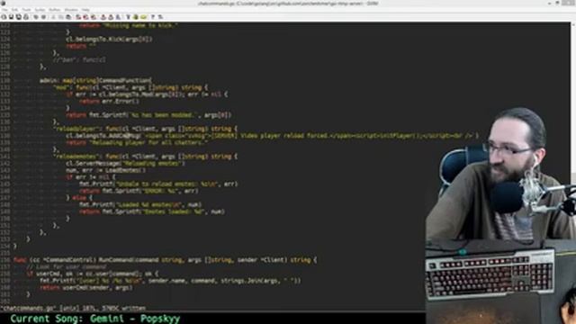 Go, WebSockets, HTML5 video, & Chat | Working on my movie night server! | Mar. 9, 2019 смотреть онлайн