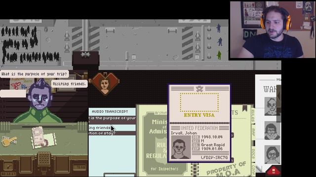 KEEP YOUR SICKNESS! | Part 12 | Papers Please (Gameplay) смотреть онлайн