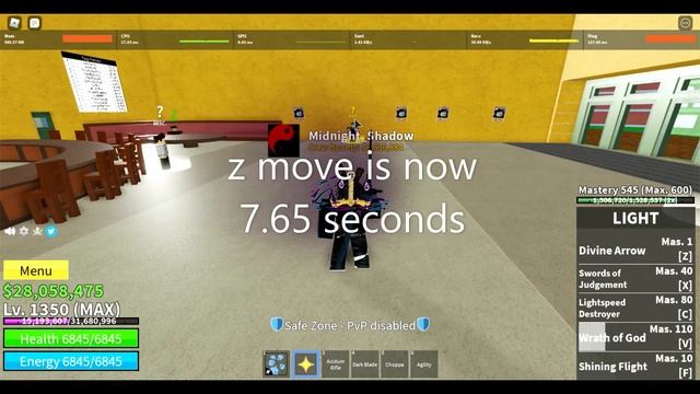 Roblox Blox Fruits light fruit with choppa hat смотреть онлайн