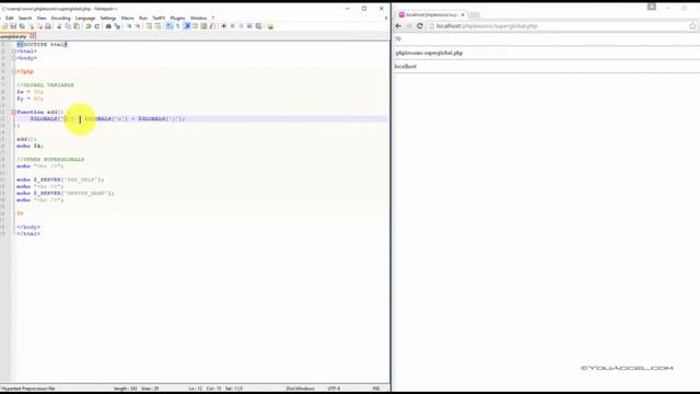 25. PHP Superglobal Variables смотреть онлайн