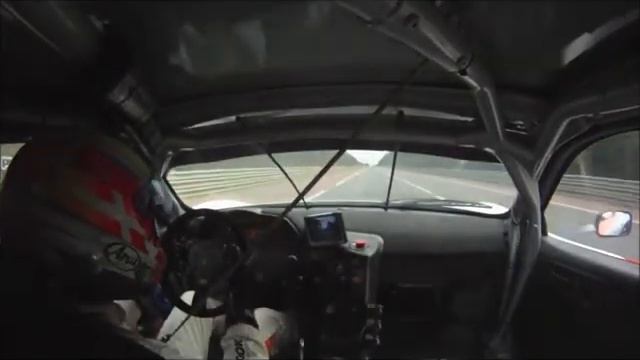 Onboard with Allan Simonsen at Le Mans Practice 2011 смотреть онлайн