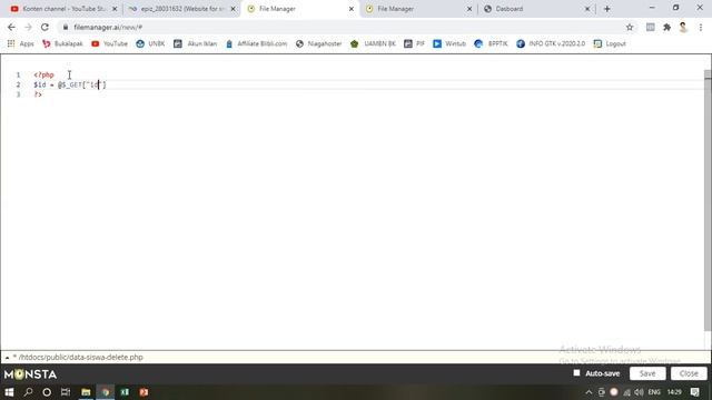 #16 Cara Delete Data di Phpmyadmin dengan PHP MYSQLi смотреть онлайн