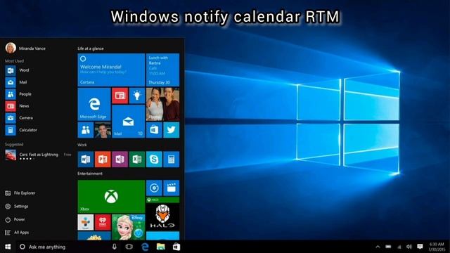 Windows 10 Beta sounds build (10074) and Windows 10 RTM (final version) sounds. смотреть онлайн
