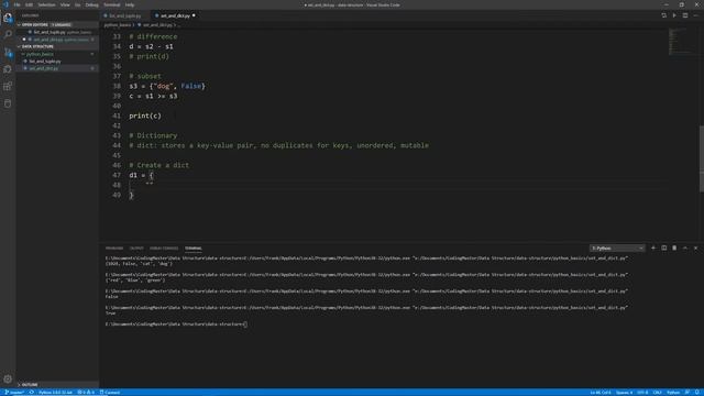 Data Structure with Python - 02 Set and Dictionary смотреть онлайн