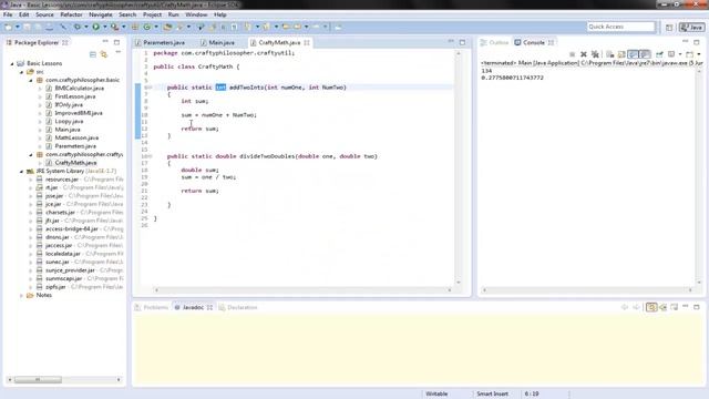 Programming in Java - #7 - Mo' Methods - Using Return and Static in methods смотреть онлайн